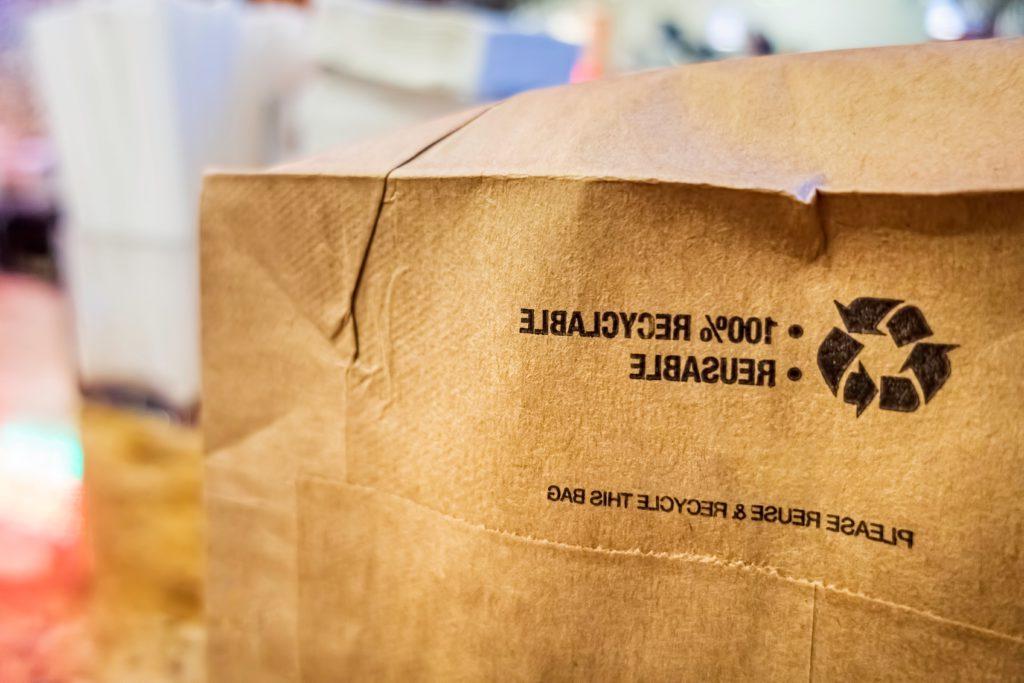 Recyclable brown bag